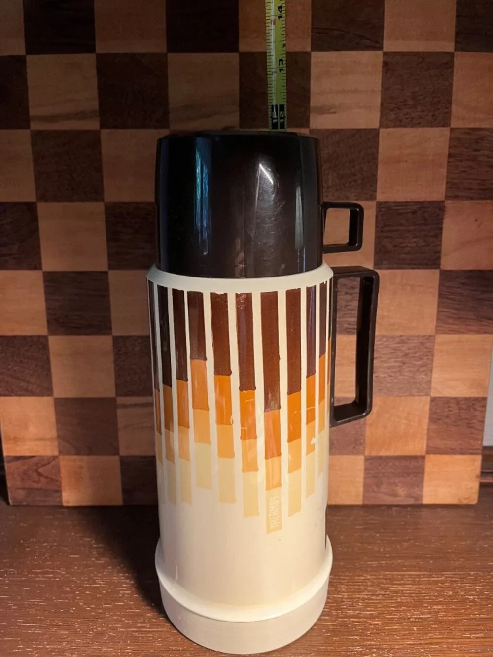Vintage Autumn Tones MCM Thermos A576